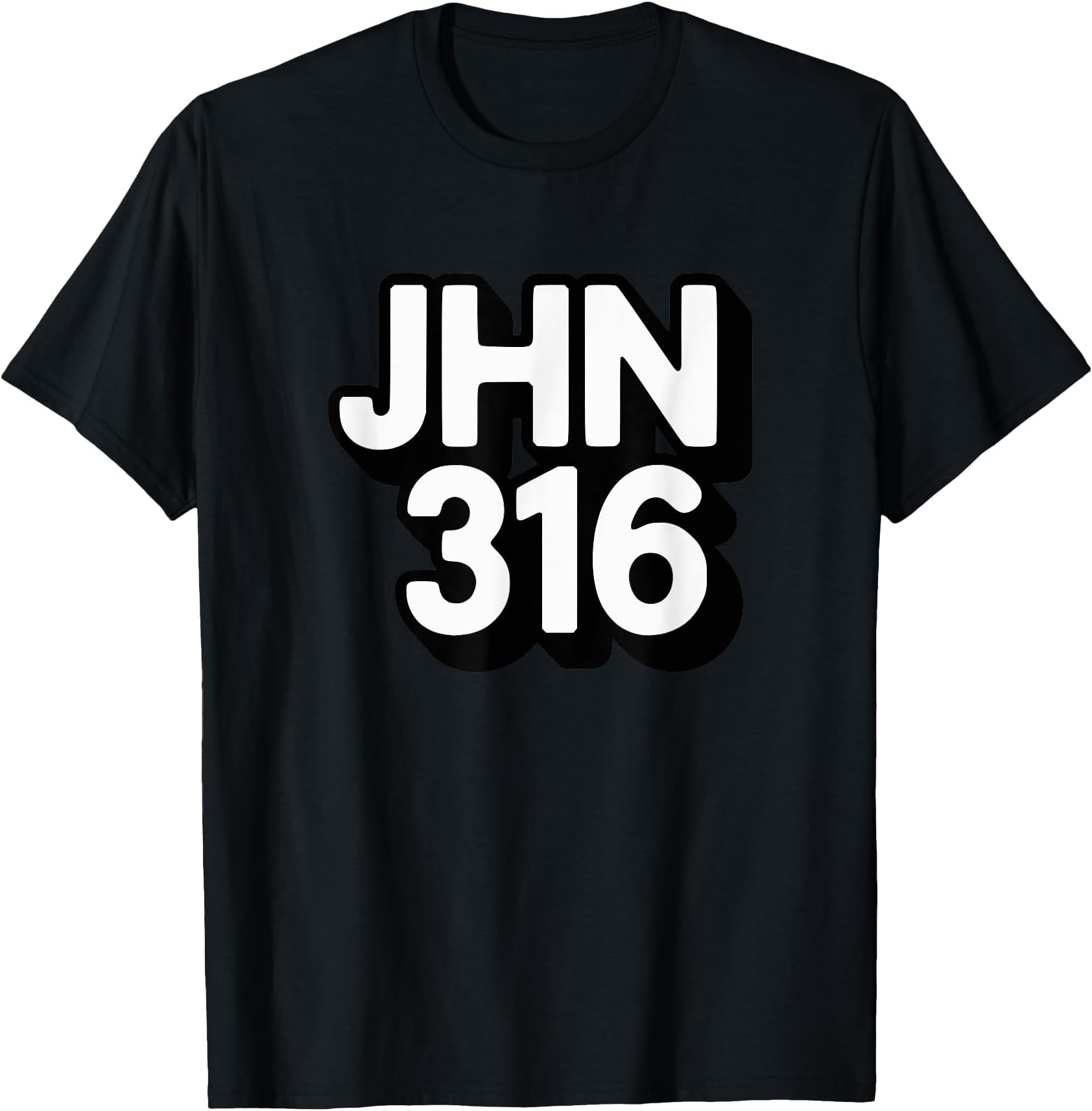 Christian Jesus God Faith Christianity JHN 316 Bible Verse T-Shirt