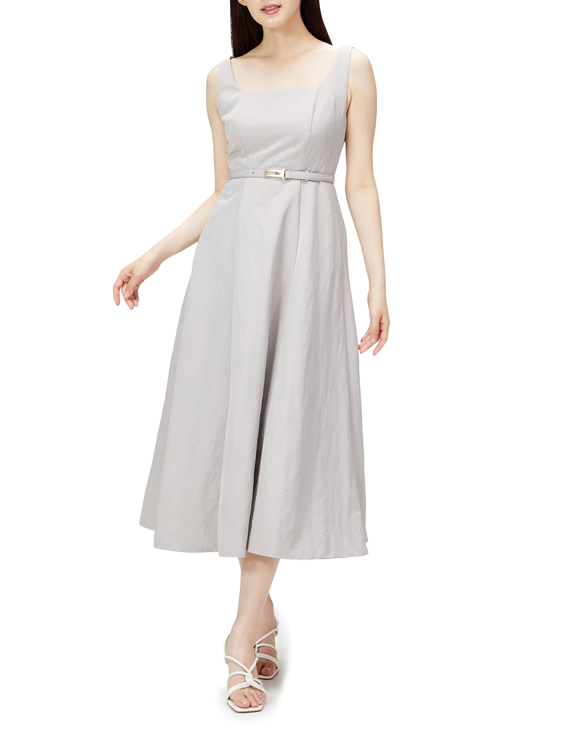 Amazon.co.jp: [スナイデル] スクエアネックタフタワンピ SWFO222047