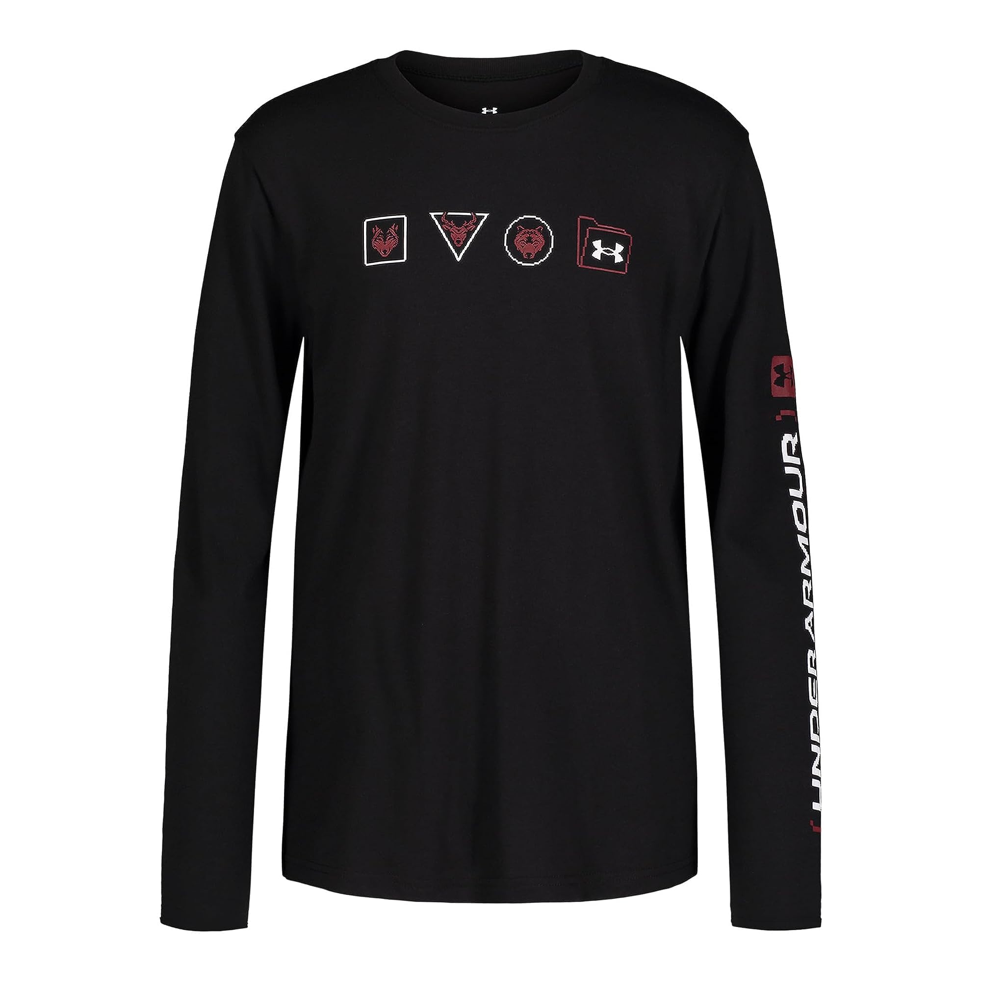 Under Armour Logo Long Sleeve Tee Shirt Camicia Bambini e Ragazzi