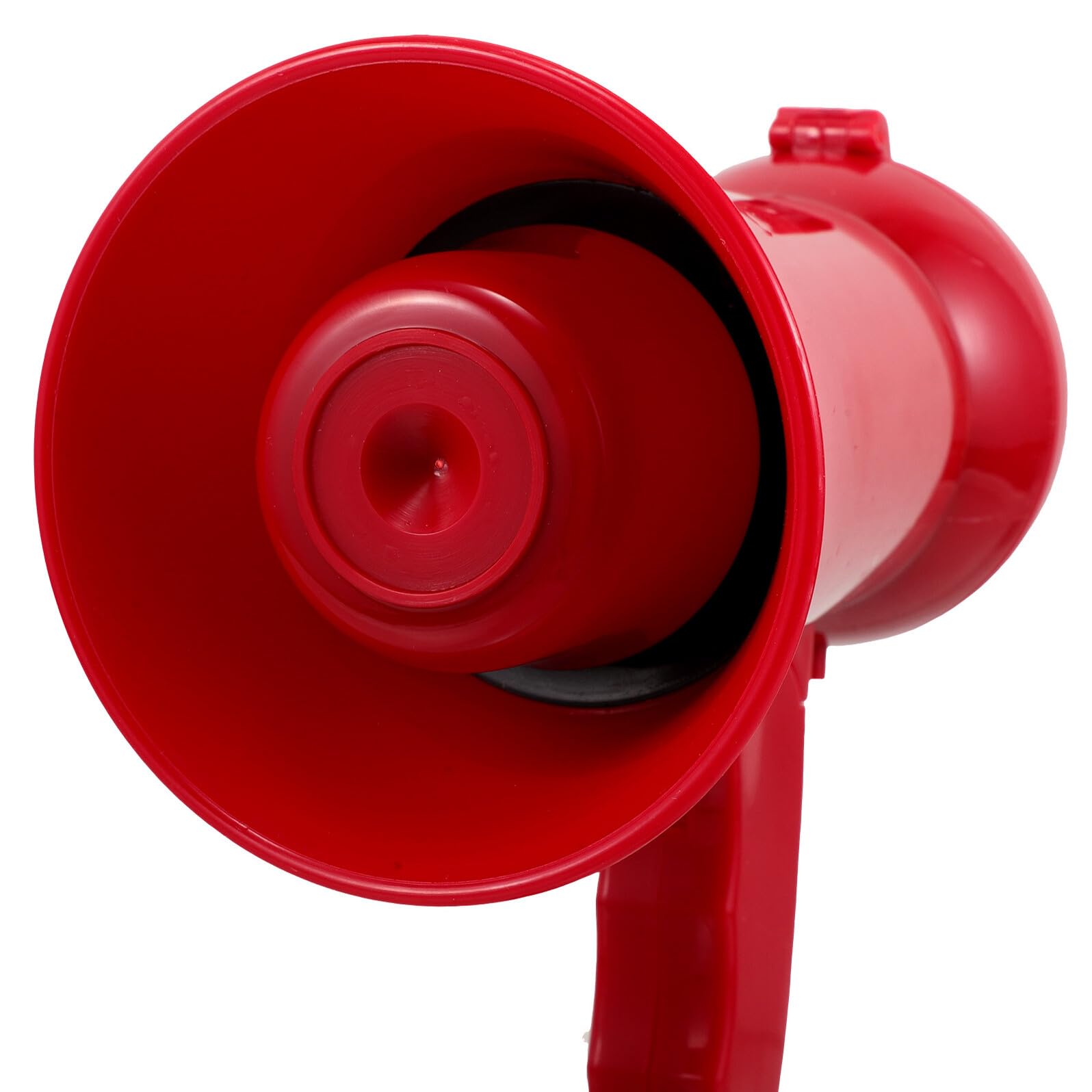 Veemoon Mégaphone Rouge en Plastique sans Pile, Cornet Acoustique Léger pour Garçons D'honneur, Accessoire de Fête pour Mariage, Haut-parleur Portable pour Accueil et Animation Festive