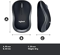 Vista 9 de Logitech combo inalámbrico MK270 de teclado y mouse, Negro