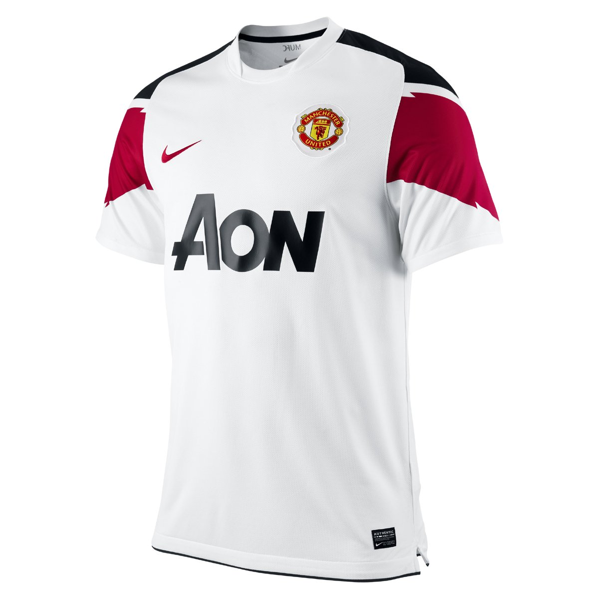 NIKE Manchester United ユニフォーム ホワイト S Nike Futbol forması Manchester United Away 10/11/382470 – 105