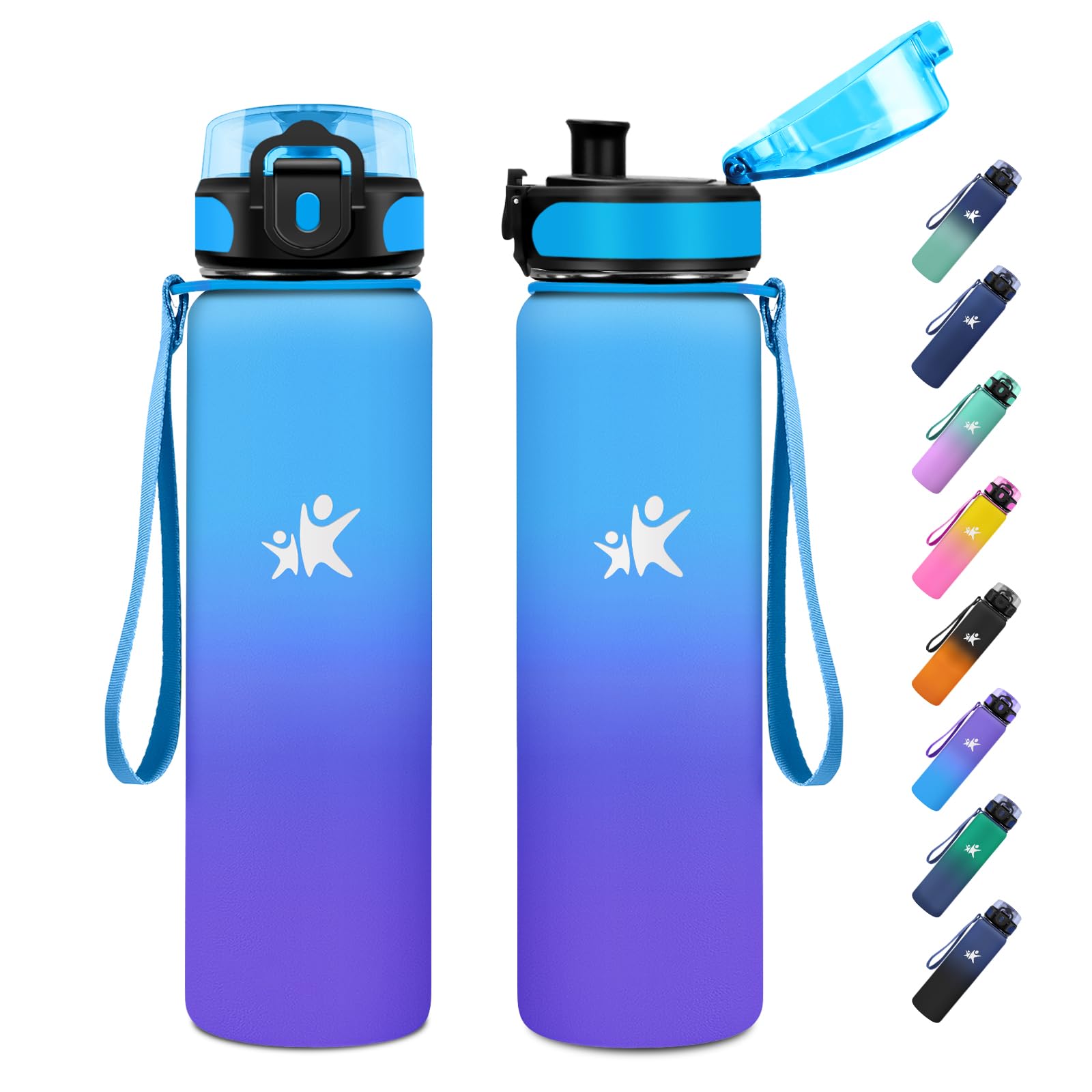 JAPORIA 1L Stainless Steel Water Bottle, Thermal Bottles, Reusable Thermal Bottle, BPA Free, School Water Bottle, Gimnasio, Sport