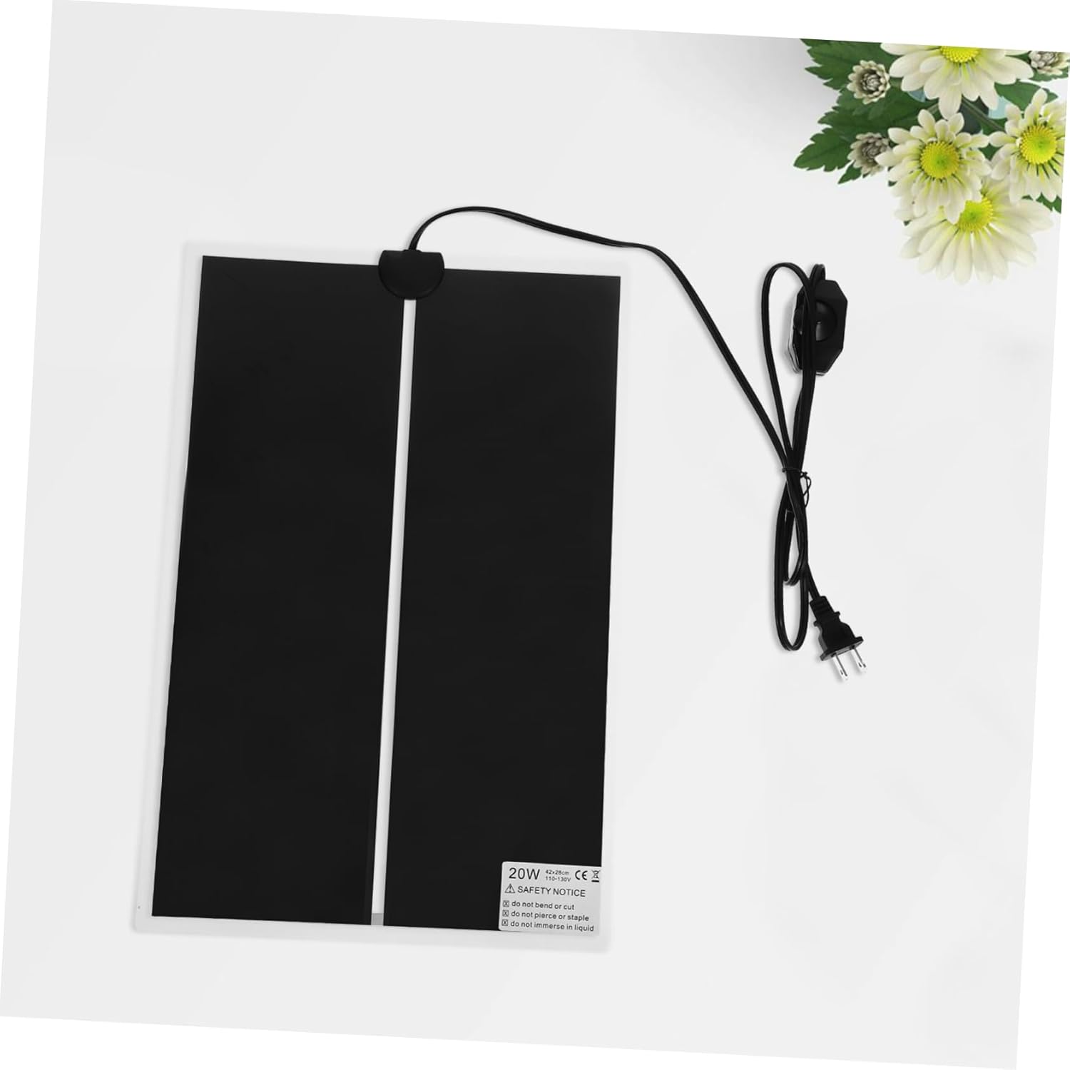 Kisangel 3pcs Reptile Heat Mat with Temperature Control for Terrarium Electric Heating Pad for Snakes Turtles Lizards and Crabs Safe Energy Efficient Under Tank Heater