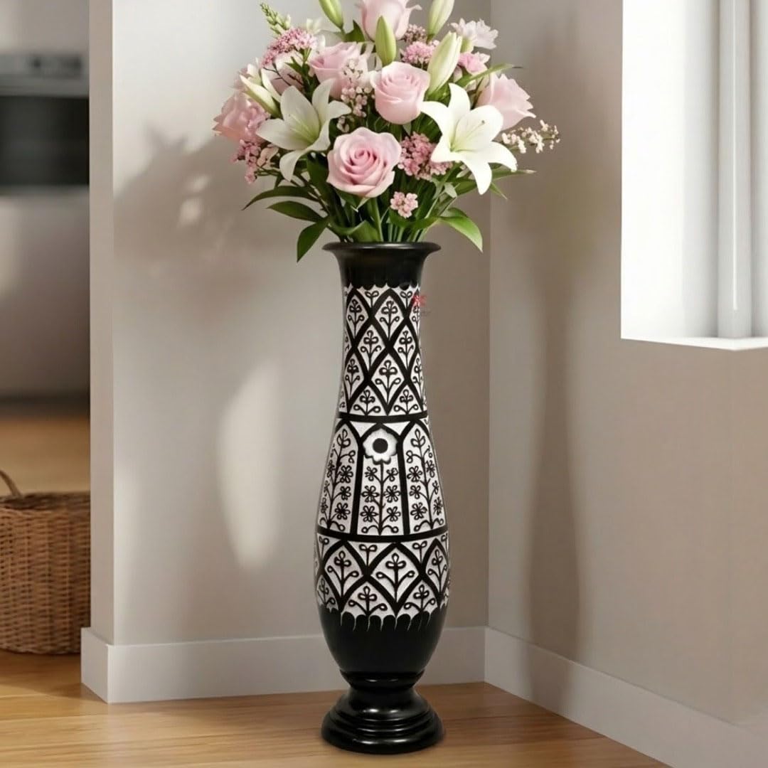 Wooden Flower Vase Wooden Flower Pot for Interior Design Flower vases are Suitable for Both Indoor and Outdoor use Large-image-28