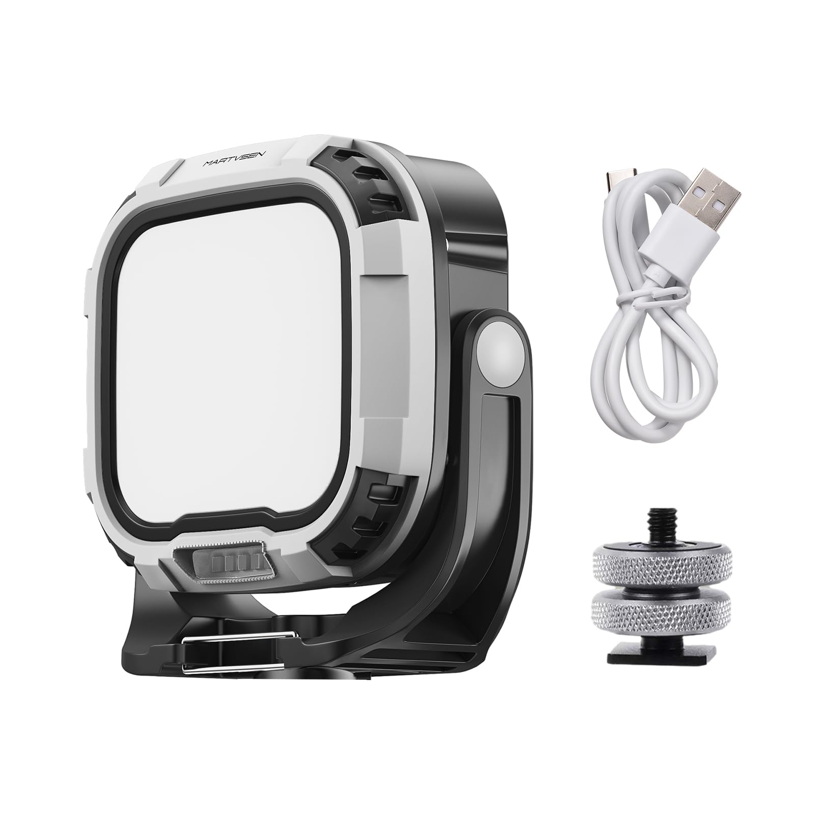 LED-Fülllicht, 2700 K–6500 K, Dimmbares Kamera-Videolicht, 5400 MAh, Tragbare LED-Fülllampe mit 136 Perlen, 1/4 Zoll Schraubenloch, Magnetische Anziehung