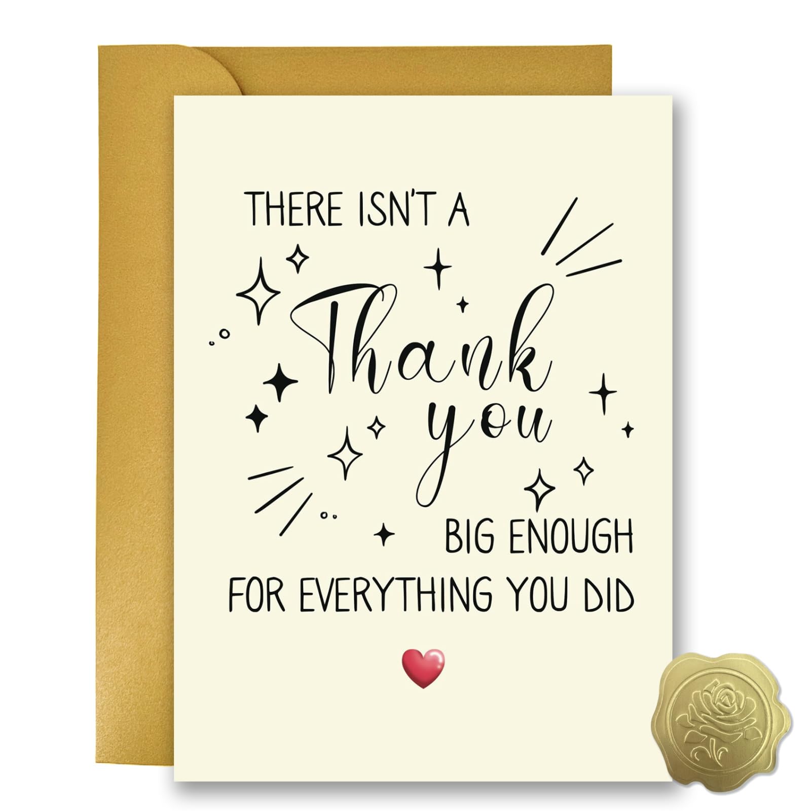 Lumoaster Funny Thank You Card - Thanks Cards for Men Women - Thank You Cards&Gifts Card for Teacher Boss - Appreciation Cards for Him Her