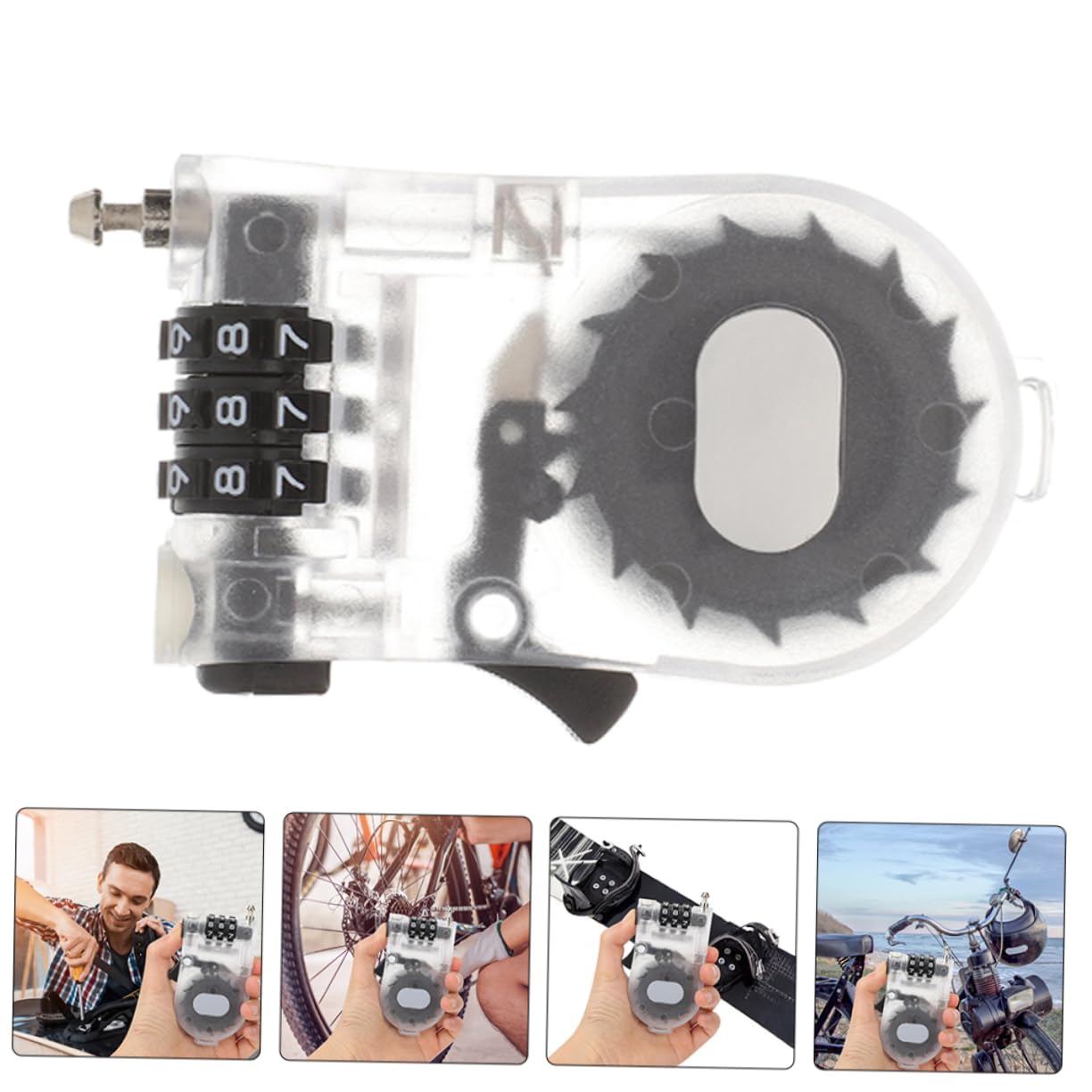 BESPORTBLE 12pièces Anti- Ski Lock Avec Câble Rétractable Plastique Verrouillage Sécurisé Pour Snowboard Et Vélo Accessoire De Sécurité Pour Activités Extérieures