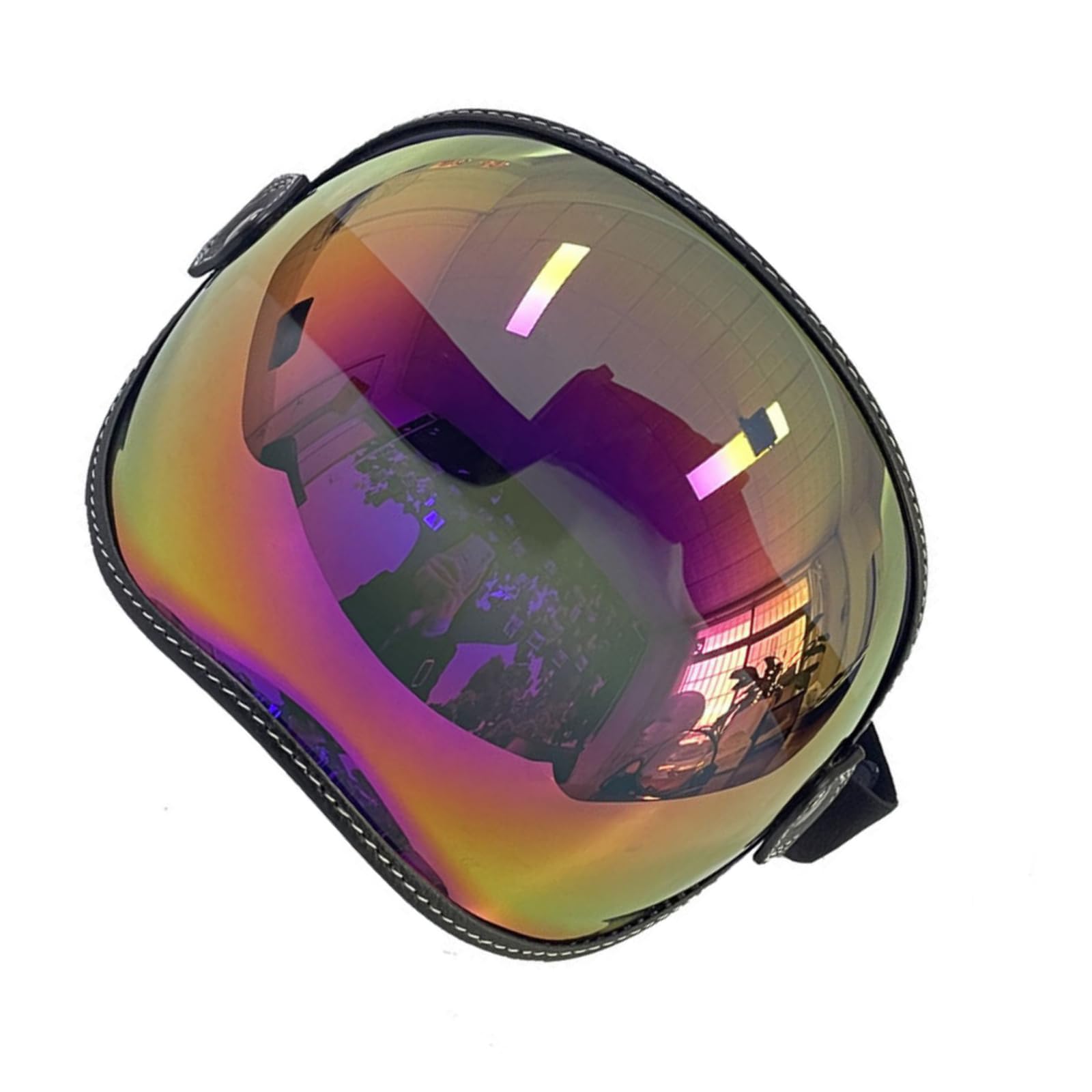 Antigraffio Caschi Occhiali di Protezione Caschi Scudo Lenti Bolle Antivento Lente Aperta Casco Viso Obiettivo