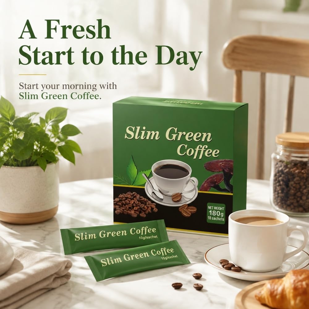 Grüner Kaffee-Instantgetränk, 18 Beutel