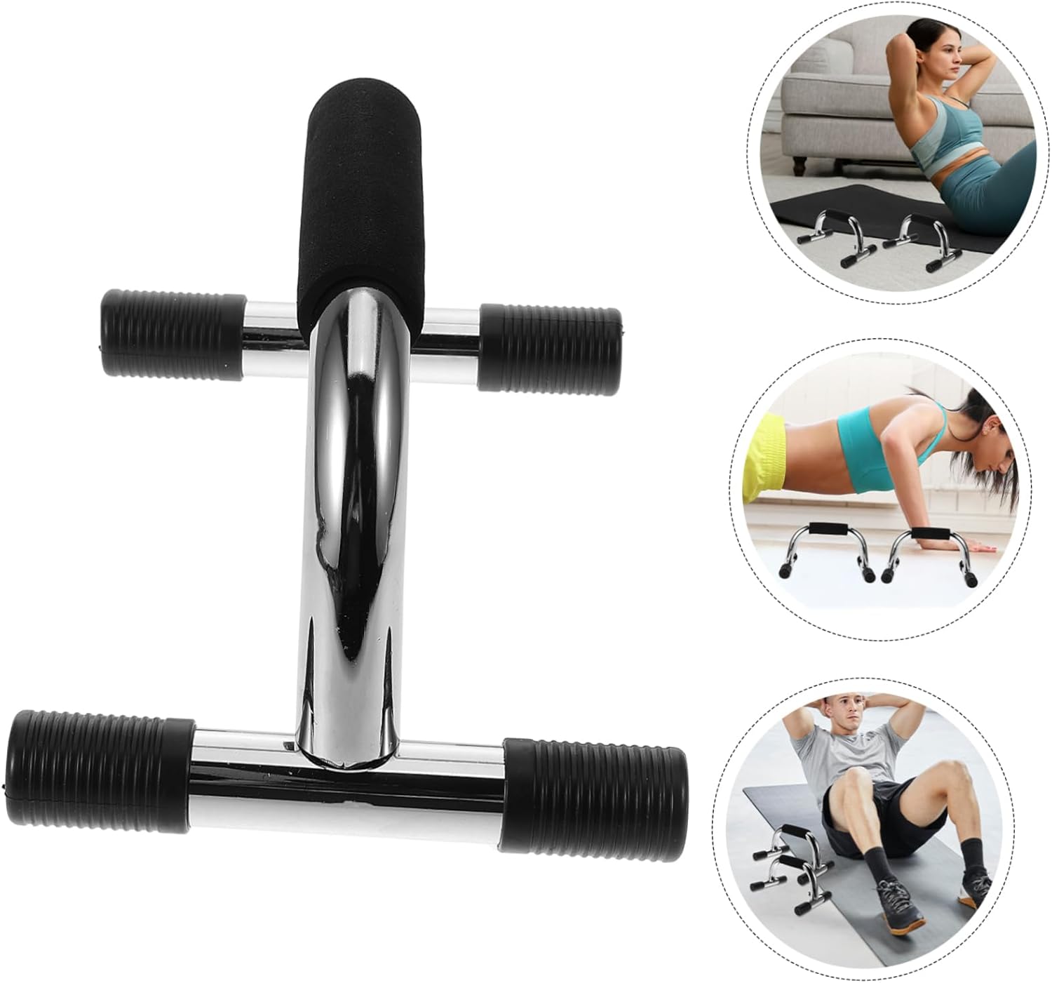 2pcs Push-up Bracket Stands for Home Fitness Training Ergonomic Non- Design Sturdy Structure for Strength Workout Toning