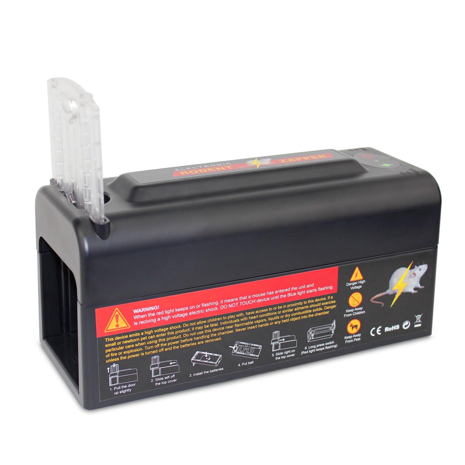 Rato eléctrico Rato Fuerte doméstico Puerta de Escape Interior eficiente Reutilizable Humanos Rato exterminador Rato eléctrico Choque en el Garaje del hogar