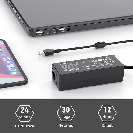 BIUBOTY Thinkpad X1 Carbon T430 T440 T450 T460 T470 T560 T540p E550 E560 E570 G50 Z50 X240 X250 X260 ADLX65NLC330 için 65W Laptop Şarj Kablosu A Yoga 11 Güç Kaynağı Şarj Cihazı Charger
