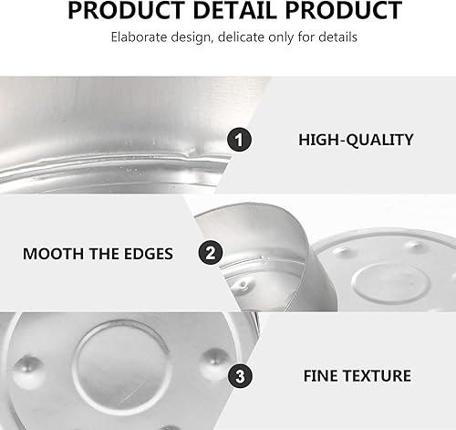 Miniatura 3 de EXCEART 50 piezas de velas de té de 1.38 pulgadas para hacer velas de bricolaje, soportes de metal ligeros y duraderos para velas de té perfumadas