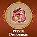 Genius Games Human Abdomen Anatomy Jigsaw Puzzle | Dr Livingston's Unique Shaped Science Puzzles, Accurate Medical Illustrations of the Body, Organs, Stomach, Liver and Intestines