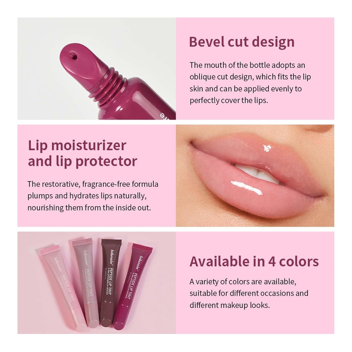 Rhode Peptide Lip Tint, Rhode Lip, Sheer Color and Hydrating 