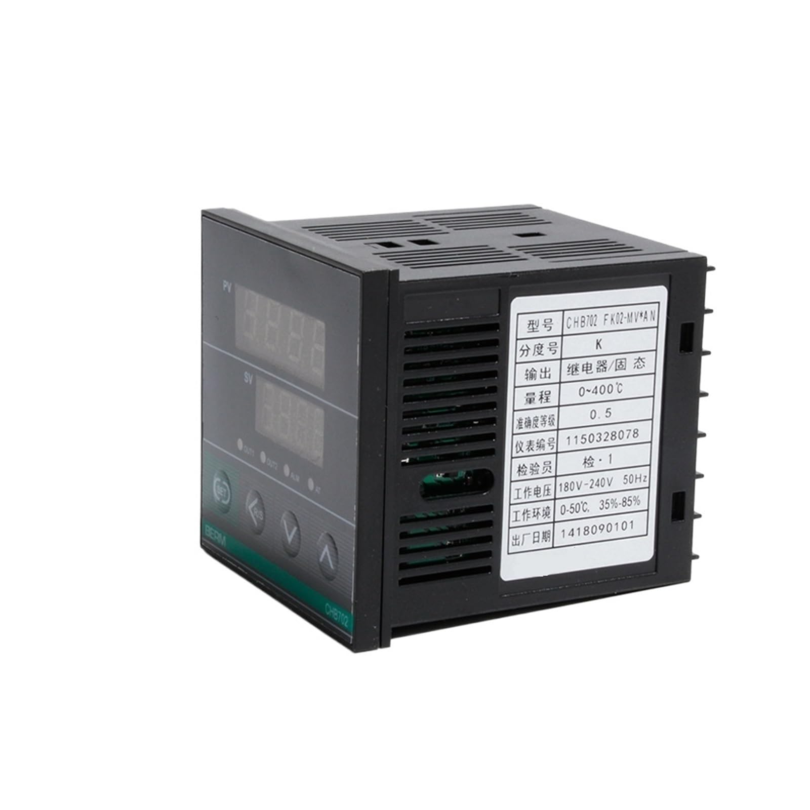 regolatore Temperatura pid Regolatore di Temperatura del termostato PID con Uscita a relè, relè di Uscita, 180~240 V CA 50 Hz, intervallo 0~400℃