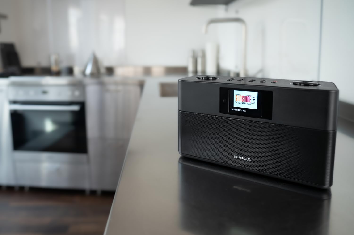Radio Dab+ Digital con Bluetooth, Radio FM Estéreo Compacta con Alarma, Mando y Pantalla Color IPS, Color Negra