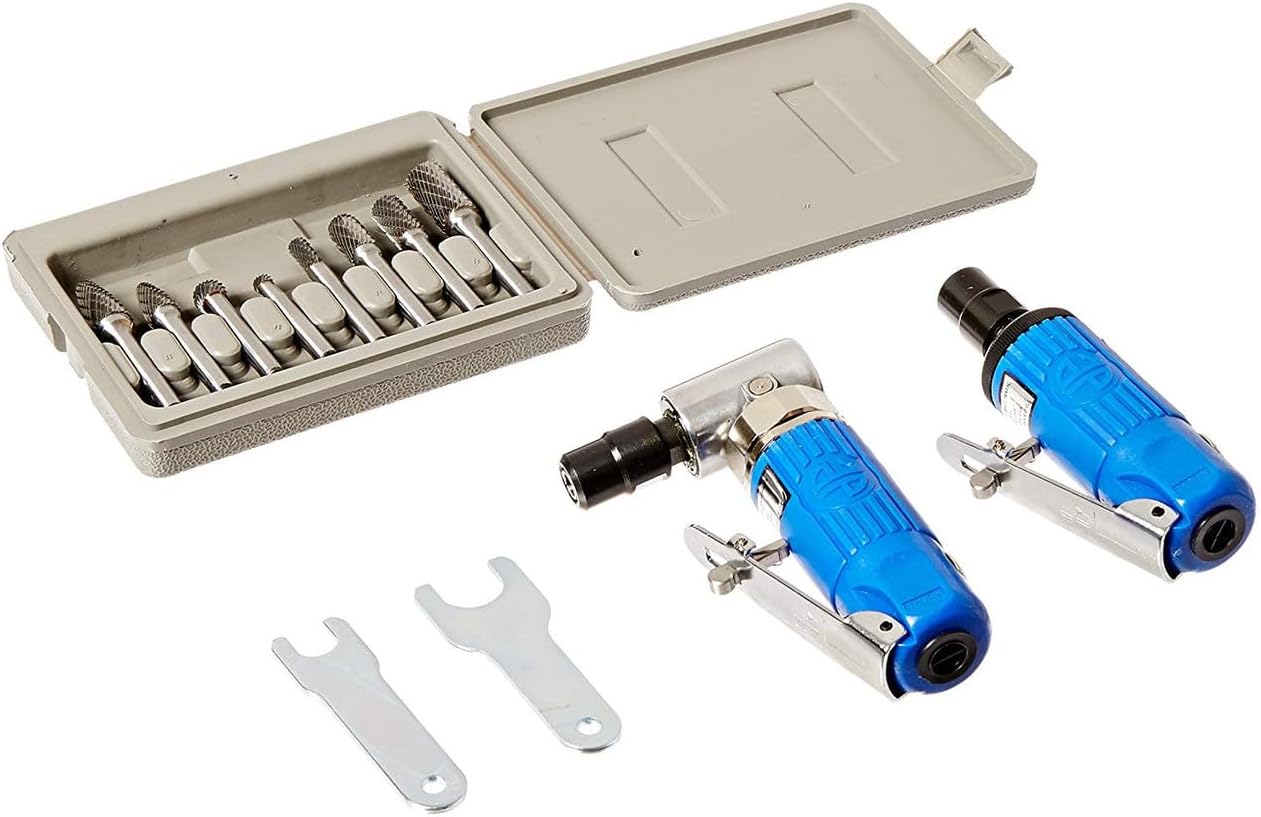 Die Grinder Kit and 8 Piece Rotary Burr Set