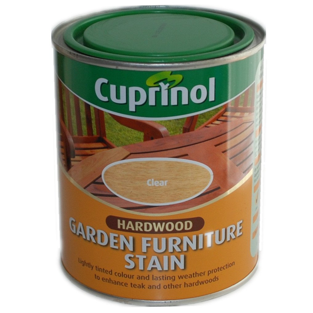 Cuprinol® Hardwood Garden Wood Furniture Stain Paint Colour Shades Treatment CLEAR 750ml New