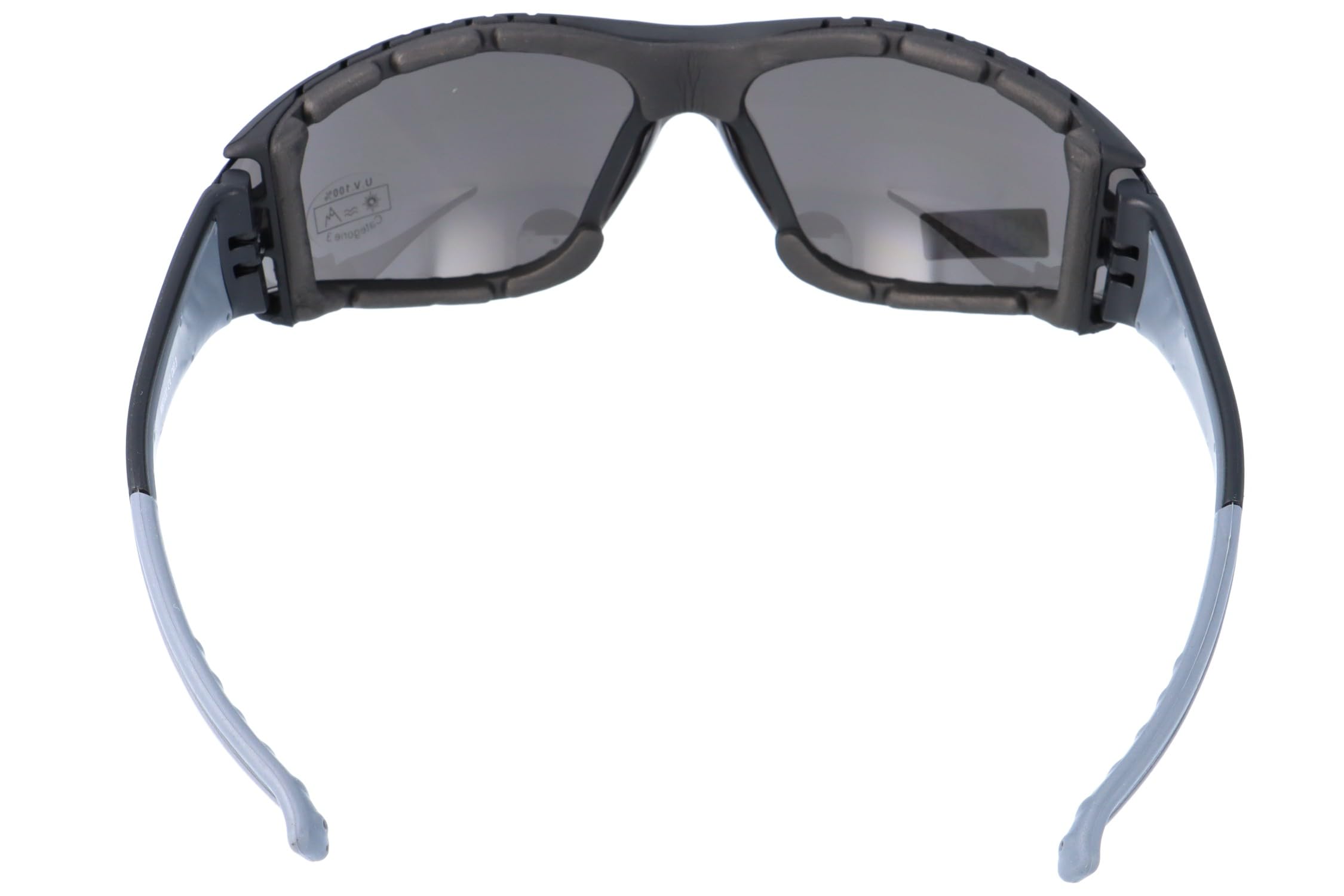 Gamswild WS7122 okulary przeciwsłoneczne sportowe + dodatkowy klips chroniący przed wiatrem ANTIFOG okulary narciarskie okulary rowerowe unisex | brązowe | pomarańczowe | żółte | szare | przezroczyste