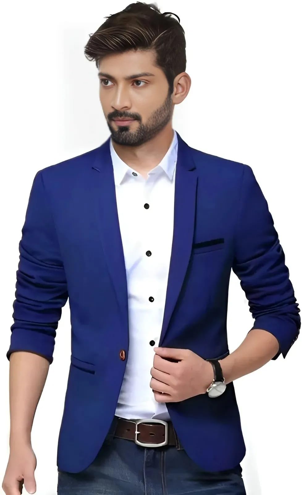 darbar in Men's Slim Fit Single Breasted Blazer. (in, Numeric, 36, Regular)-picture-43