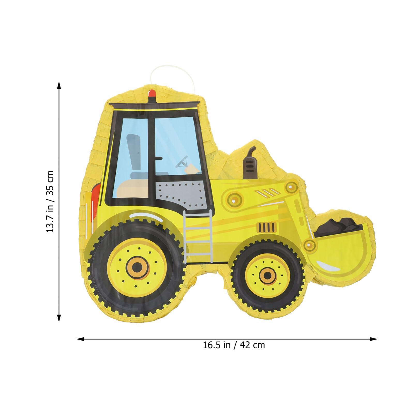 Paper Pinata Construction Dump Truck Pinata Construction Party Supplies Tractor Excavator Pinatas for Boy Kids Construction Truck Birthday Decoration Mexican Pinata