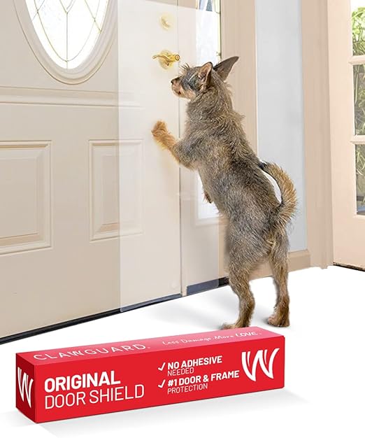 CLAWGUARD The Ultimate Door Scratch Shield, Frame & Wall
