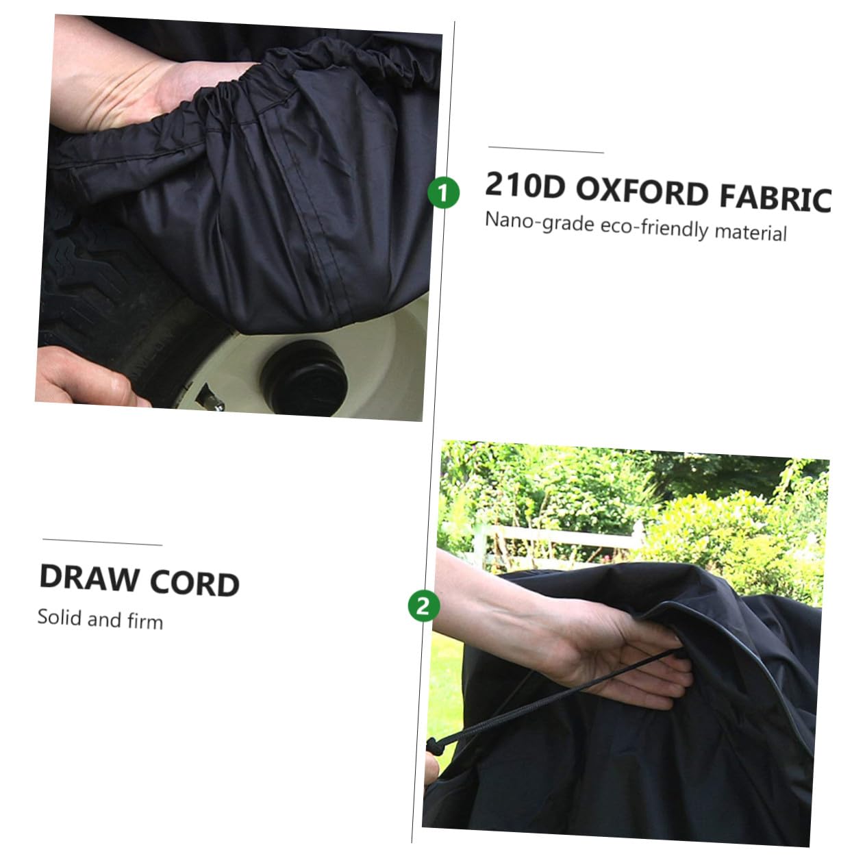Rasenmäherabdeckung Traktorabdeckung Sonnenschutz Uv Beständig Oxford Stoff Schwarz für Rasentraktoren Aufsitzrasenmäher