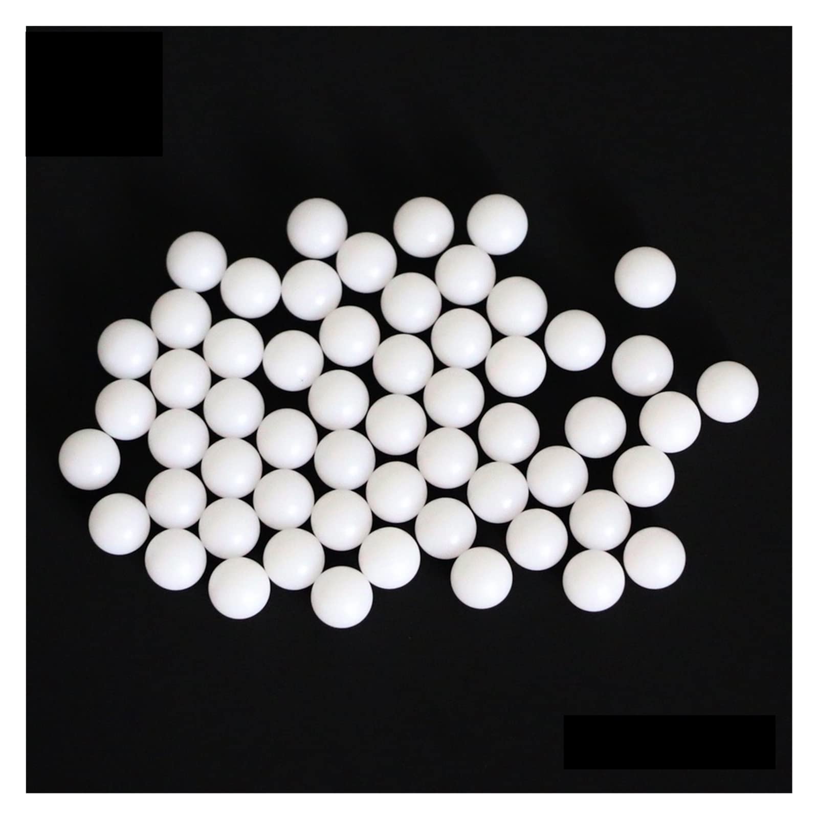 WANGMUMU 9mm Delrin Polyoxymethylene (POM) / Celcon Solid Plastic Balls For Ball Valves And Bearings going (Number of Pcs : 50pcs)