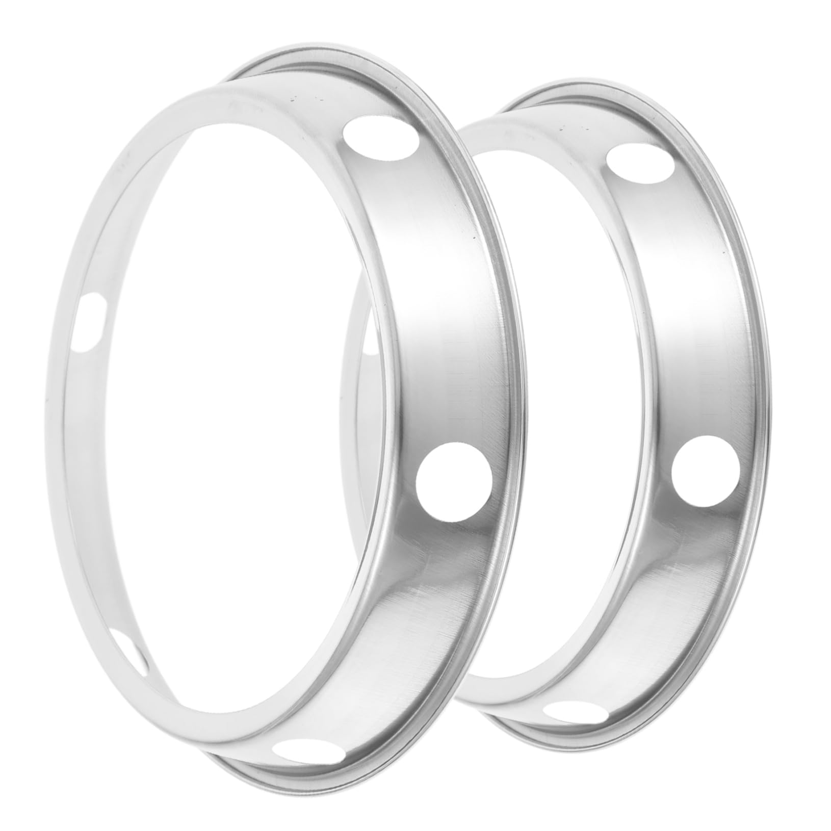 KICHOUSE 2pcs Camping Wok Holder Stand Wok Rack for Countertops Outdoor Cooking and Kitchen Use Sturdy Support for Gas Hob Frying Pans