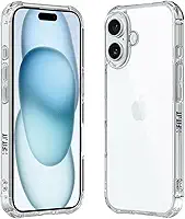 Capa Anti Impactos Airbag Capinha Compatível com iPhone 16 (Transparente, iPhone 16)
