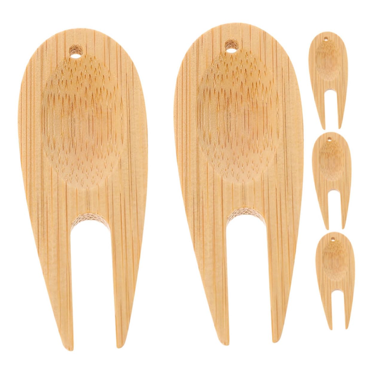 LAPYAPPE 5Pcs Divot Repair Tools Set Portable Golf Fork Tool for Ball Marking Sustainable Golf Accessories for Golfers