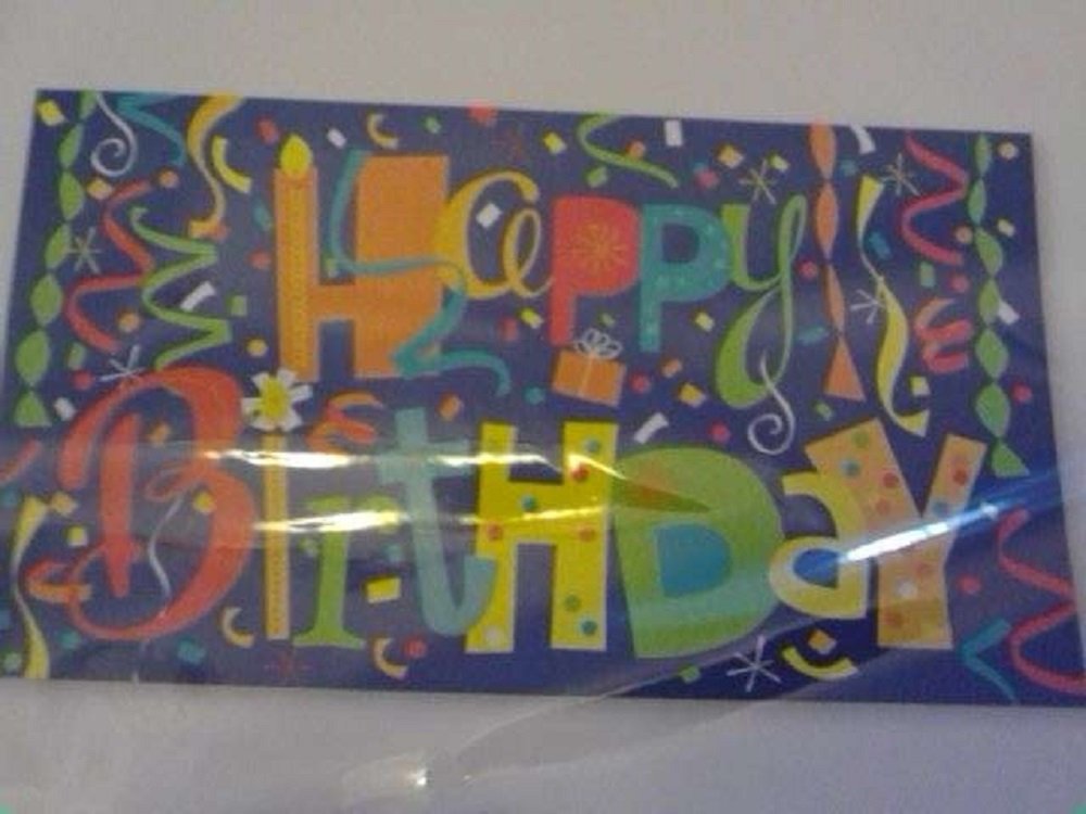 Happy Birthday Wall Mural Great for boys, girls, adult, elder, pets