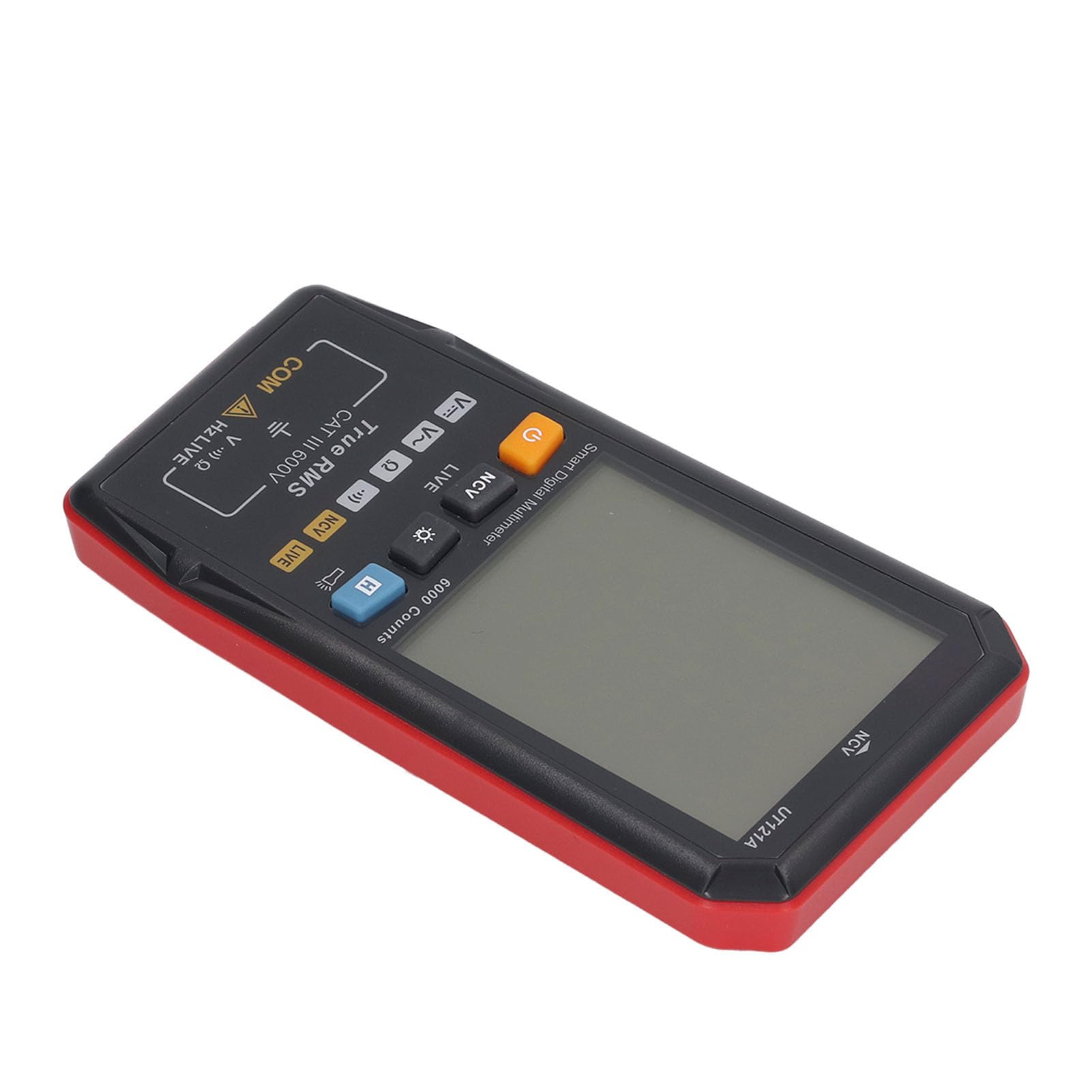 Multímetro Inteligente Multímetro Digital Automático NCV CA CC Resistencia de Voltaje Probador de Diodo de Frecuencia 600 V Alarma Audible Anti-quemaduras para