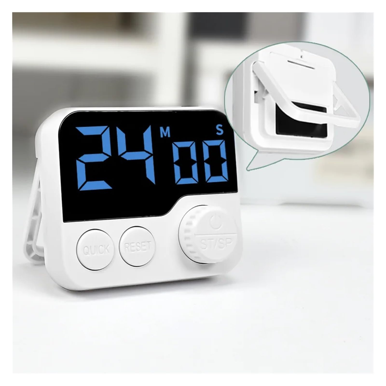 minutnik, Digital Kitchen Timers Visual Display Magnetic Countdown Countup Timer For Classroom Cooking Fitness Baking(Black)