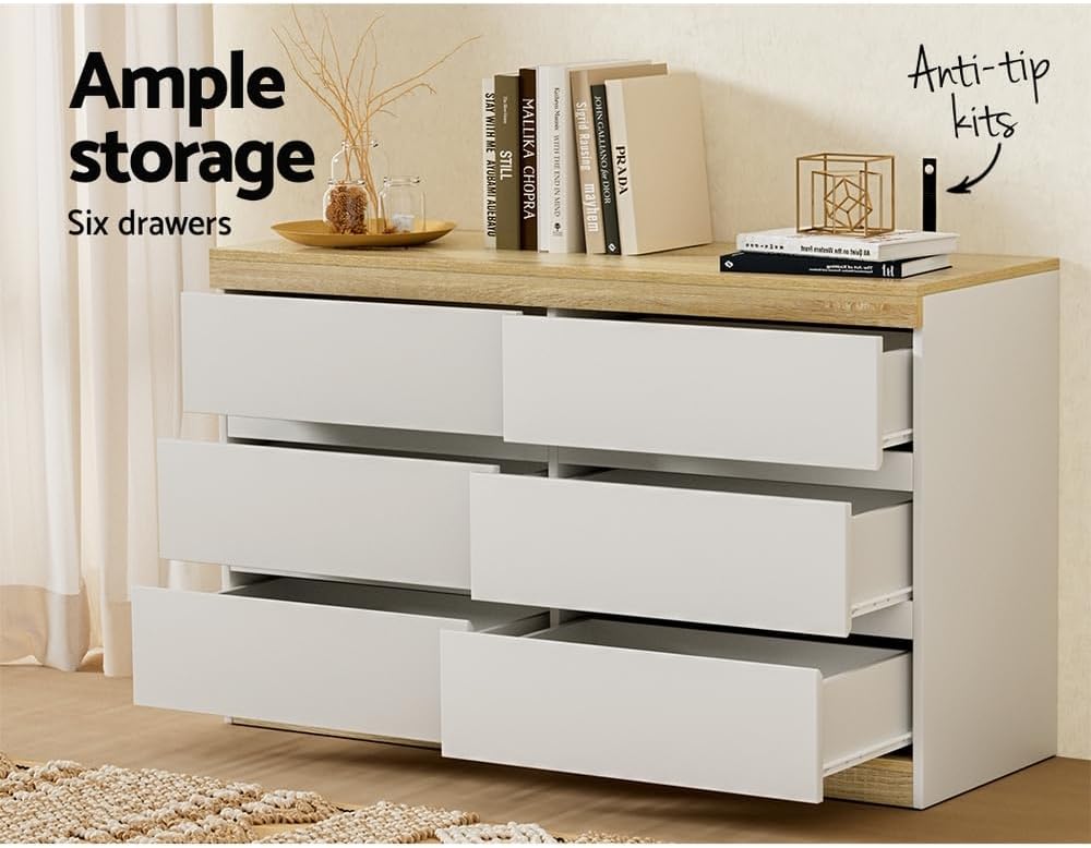 Artiss Chest of Drawers with anti-tip kit