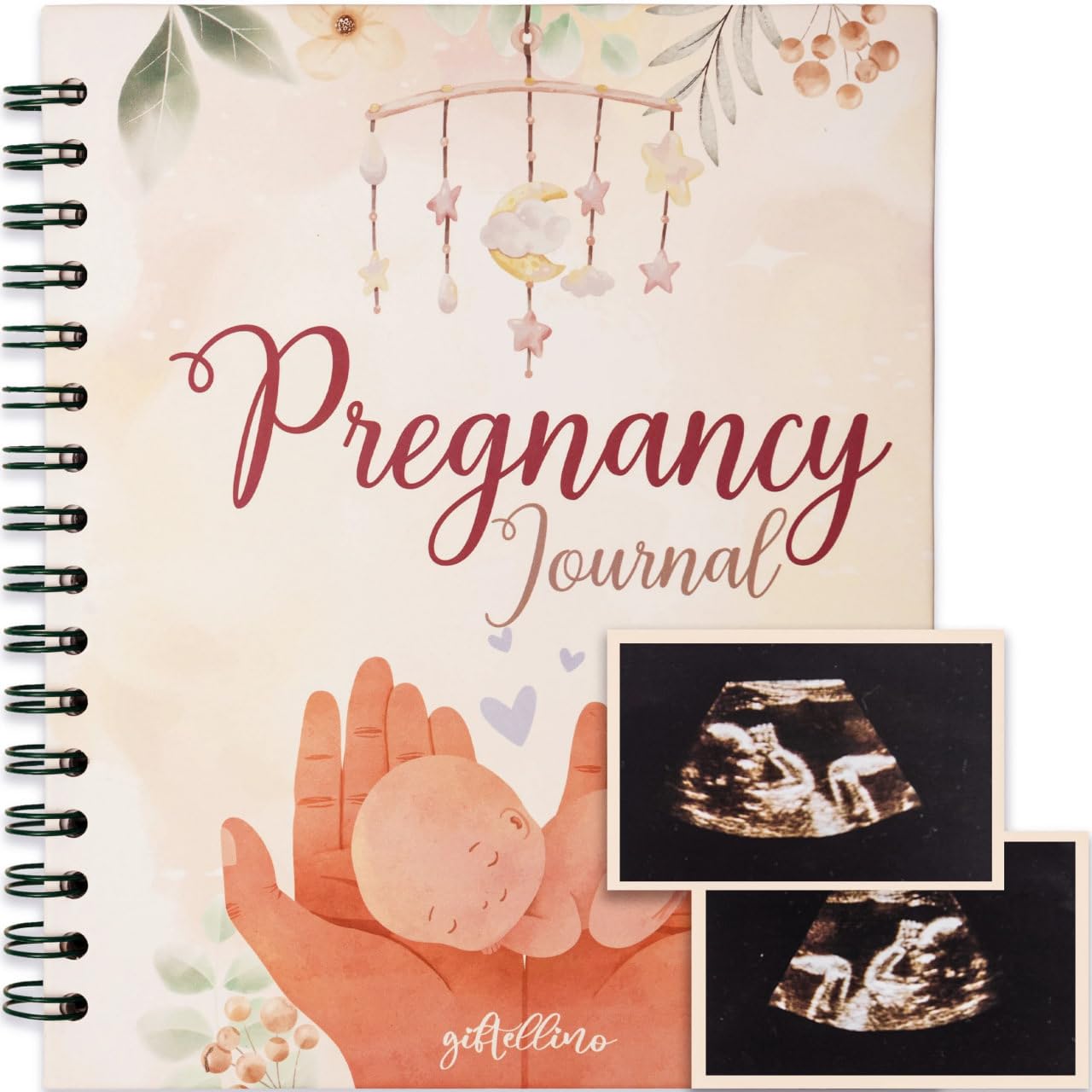 Pregnancy Journal for First Time Moms - Pregnancy Memory Book for Expecting Parents - Keepsake Pregnancy Baby Bump Notebook