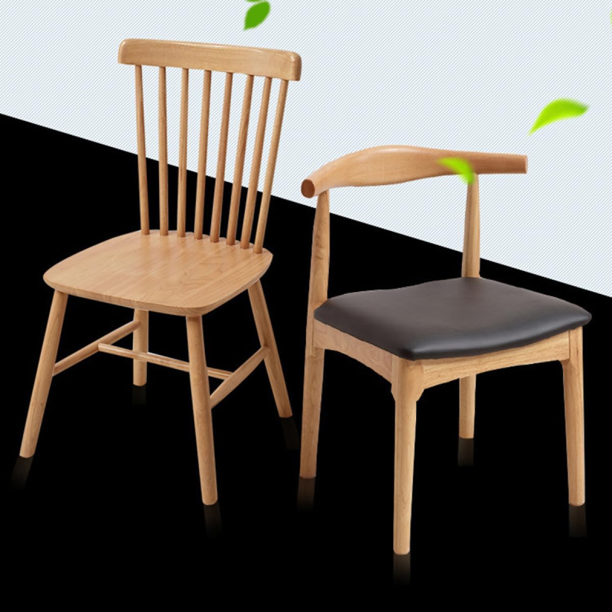 Amazon｜[ZLUKUO] ダイニングチェア 椅子 イス いす 天然木 木製