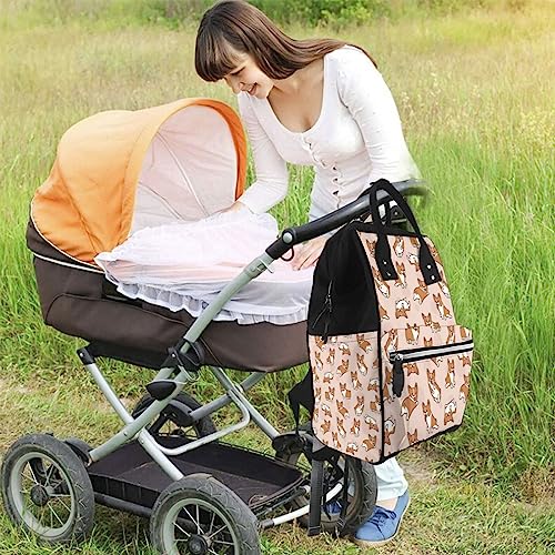 Sac à dos de voyage multifonction corgi avec compartiment PC - 6