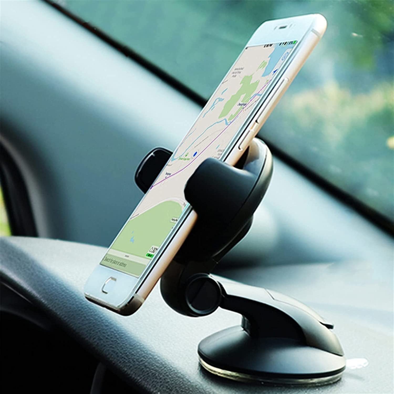 Smartfon Uchwyt Do Samochodu 1PC regulowany uchwyt samochodowy na telefon przyssawka przednia szyba deska rozdzielcza stojak uniwersalny uchwyt akcesoria do wnętrz samochodowych Wspornik Nawigacyjny