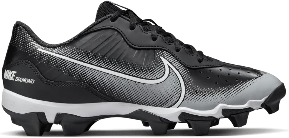 Nike Alpha Huarache Keystone Low Rubber Baseball Cleats Black | Gray Size 11 Medium