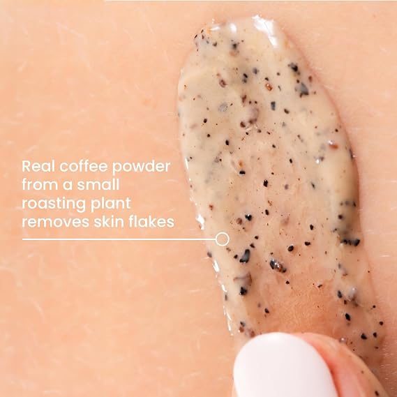 Spilanthox therapy - 2 IN 1 Coffee Peeling & Mask - Face Mask for Firm & Nourished Skin - Spilanthol, Almond Oil & Caffeine - Anti-Aging Facial Care - Vegan Natural Cosmetics - 200ml