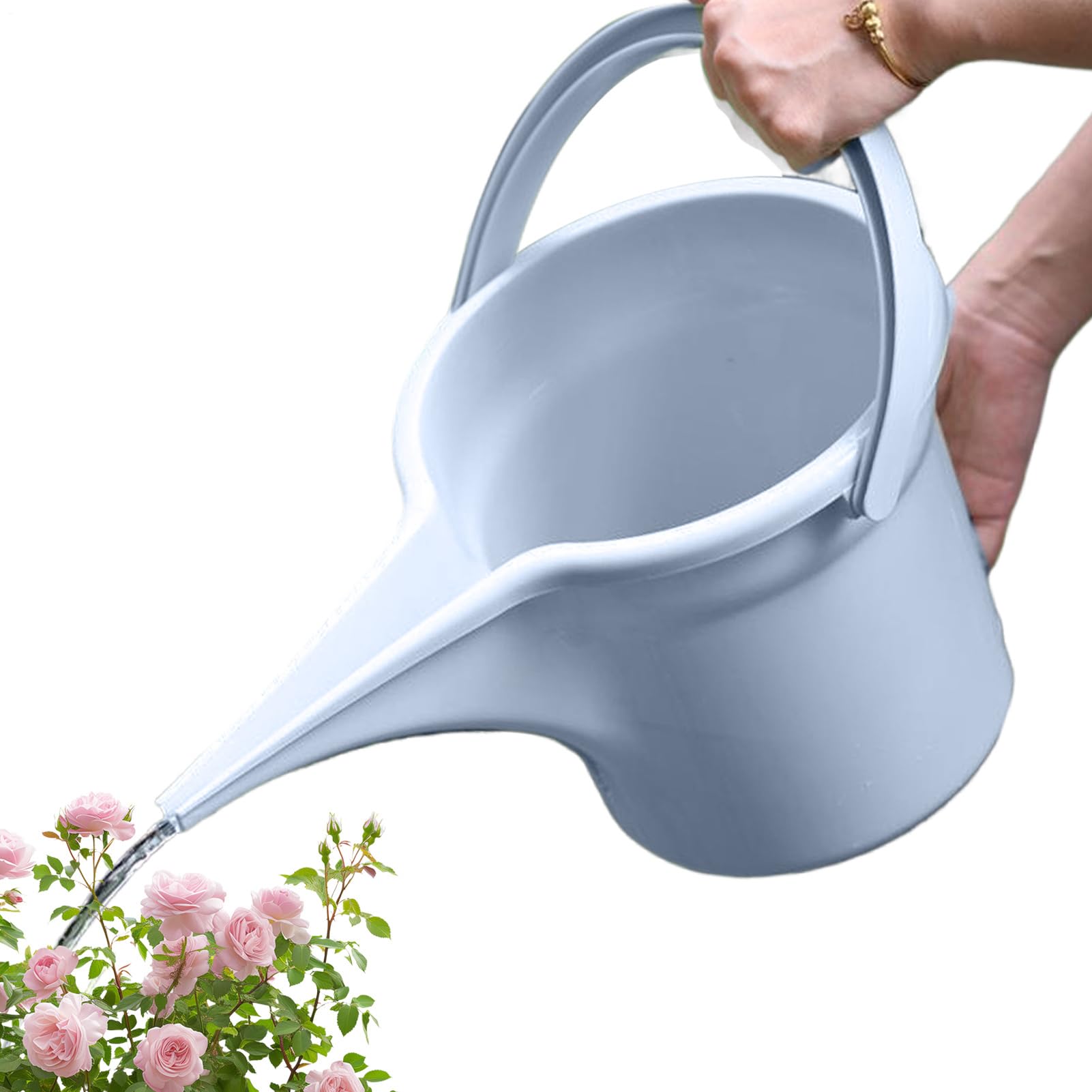 Garden Watering Can - 5L Long Narrow Spout Kettle - Long Spout Watering Can - for Indoor Garden Yard Lawn Floral Potted Mom Grandma Women