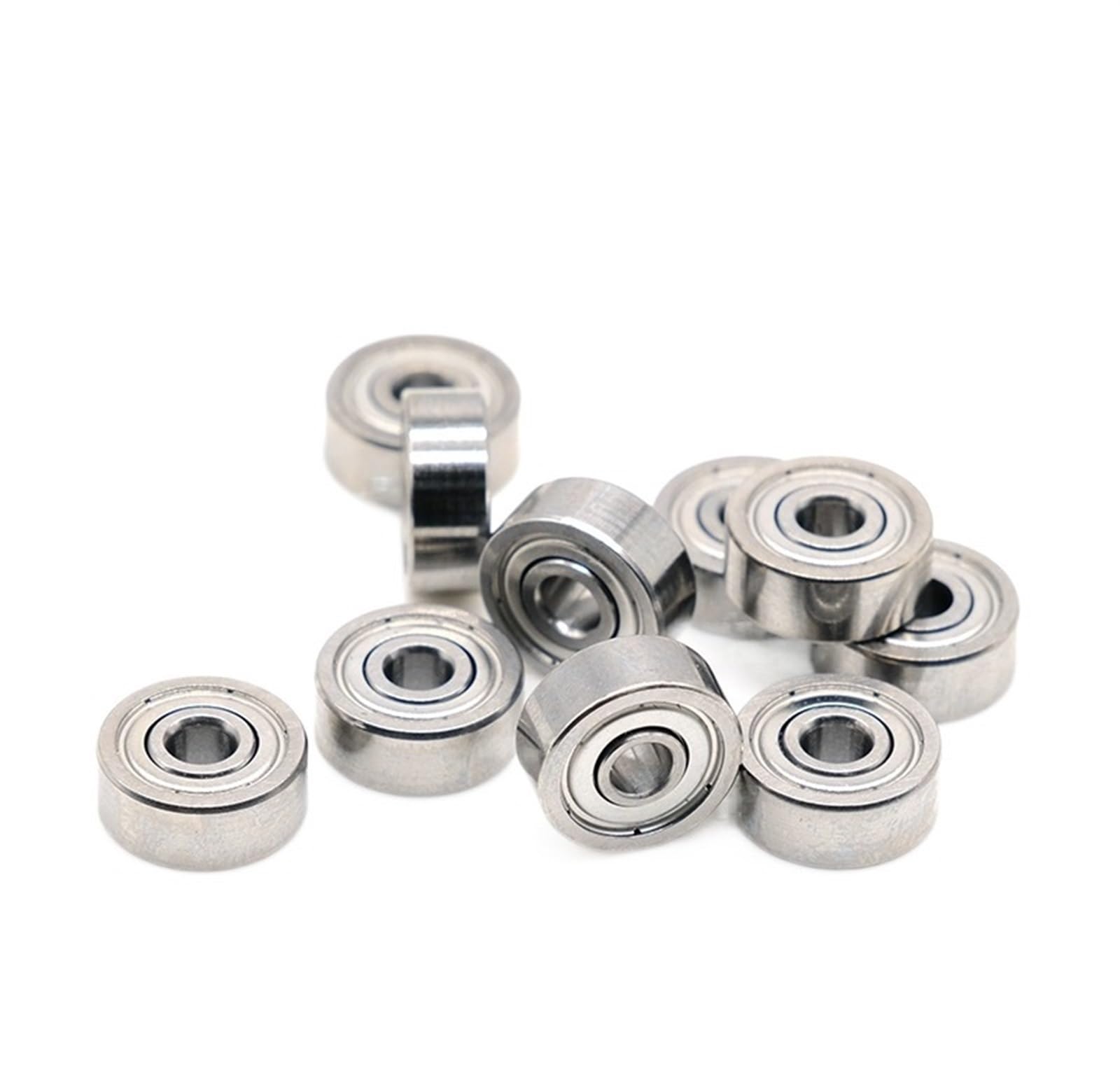 VSPPJYFG Bimetal Seal Shield Micro deep Groove Bearing 10pcs 623ZZ 3x10x4mm High Speed Ball Bearing Miniature Ball Bearings