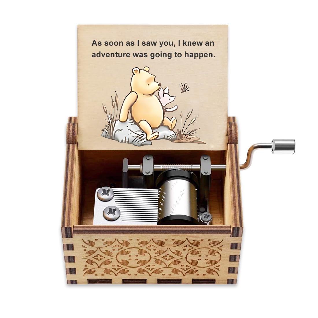 Yesnote Pooh B Music Box Gift For Friends Girlfriend Wife, Birthday Christmas Day Pooh Gifts Play You Are My Sunshine, Anniversary Romantic Gift For Friendship Husband Boyfriend