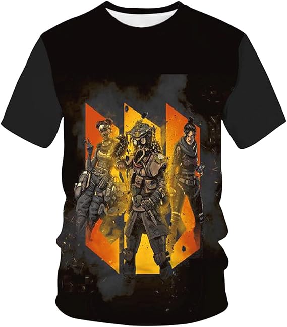 Amazon Apex Legends ｔシャツ キッズ 半袖 3dプリント かっこいい エーペックスレジェンズ 子供服tシャツ ゲームロゴ キャラクター Apex Legends グッズ 男の子 女の子 Tシャツ カットソー 通販
