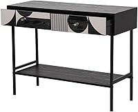 Vista 7 de Mesa De Centro MDF Metal Blanco 43.3 x 22.0 x 17.7 in