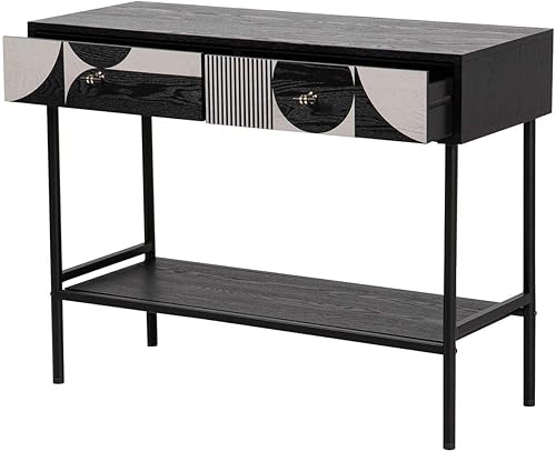 Miniatura 7 de Mesa De Centro MDF Metal Blanco 43.3 x 22.0 x 17.7 in