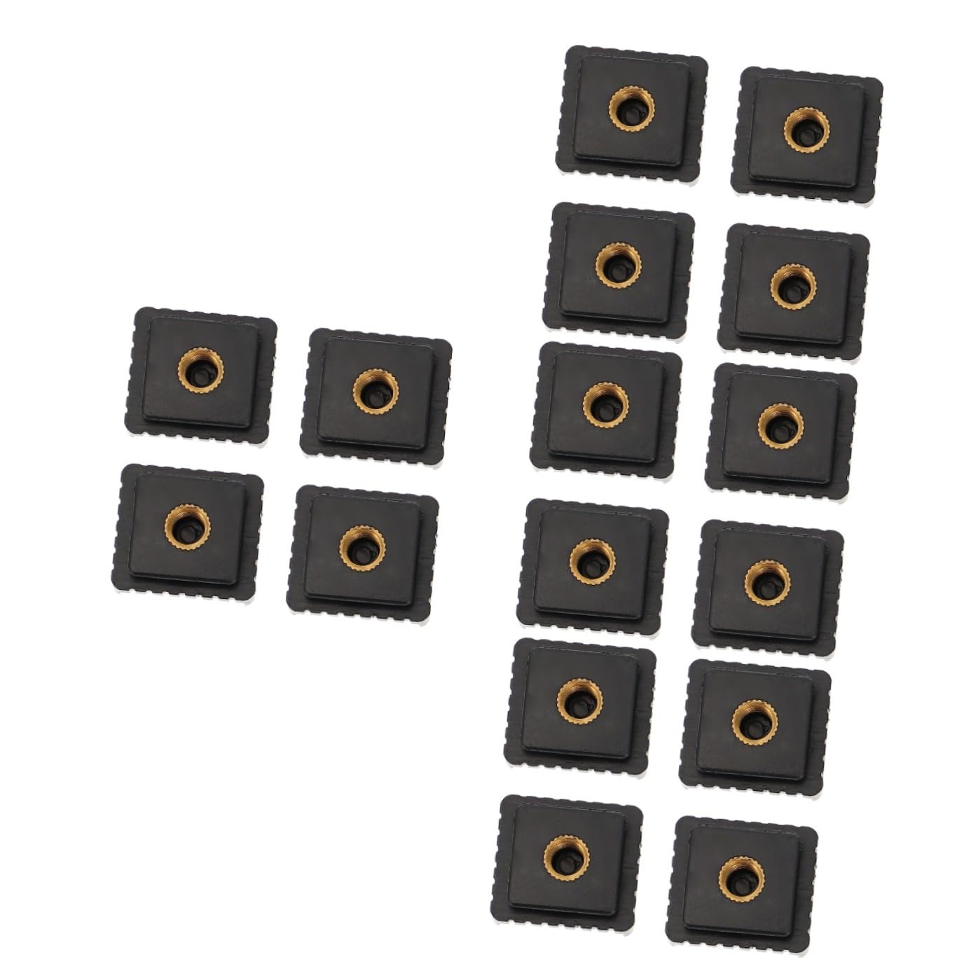 Zapatas de flash DOITOOL con tornillo de 1/4 para soporte de microfono de camara 4 piezas 8